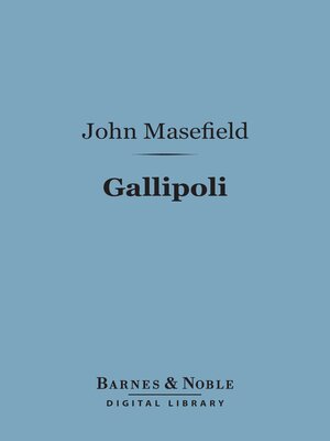 cover image of Gallipoli (Barnes & Noble Digital Library)